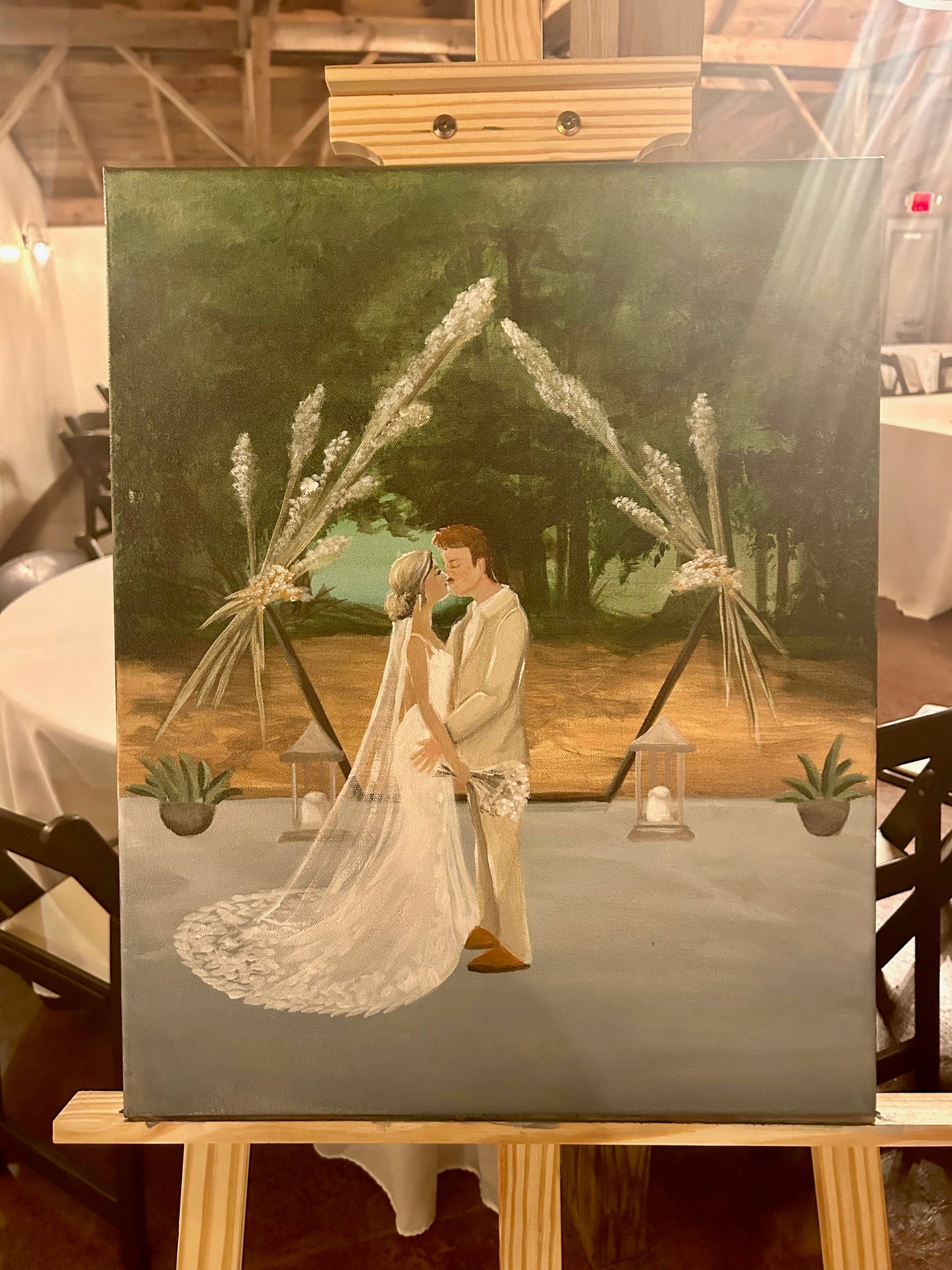 Live Wedding Painting