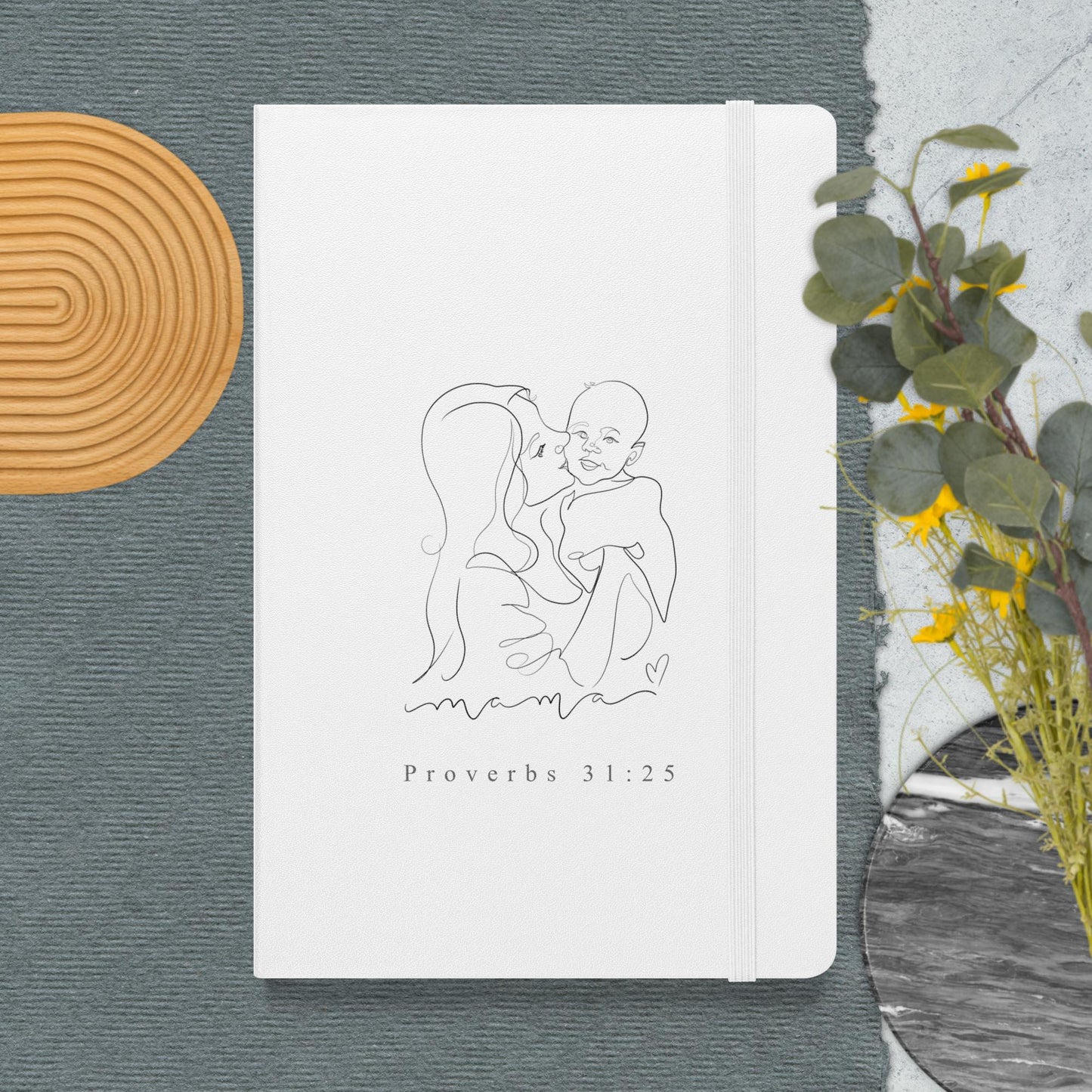 CUSTOM "Mama" Hardcover bound notebook