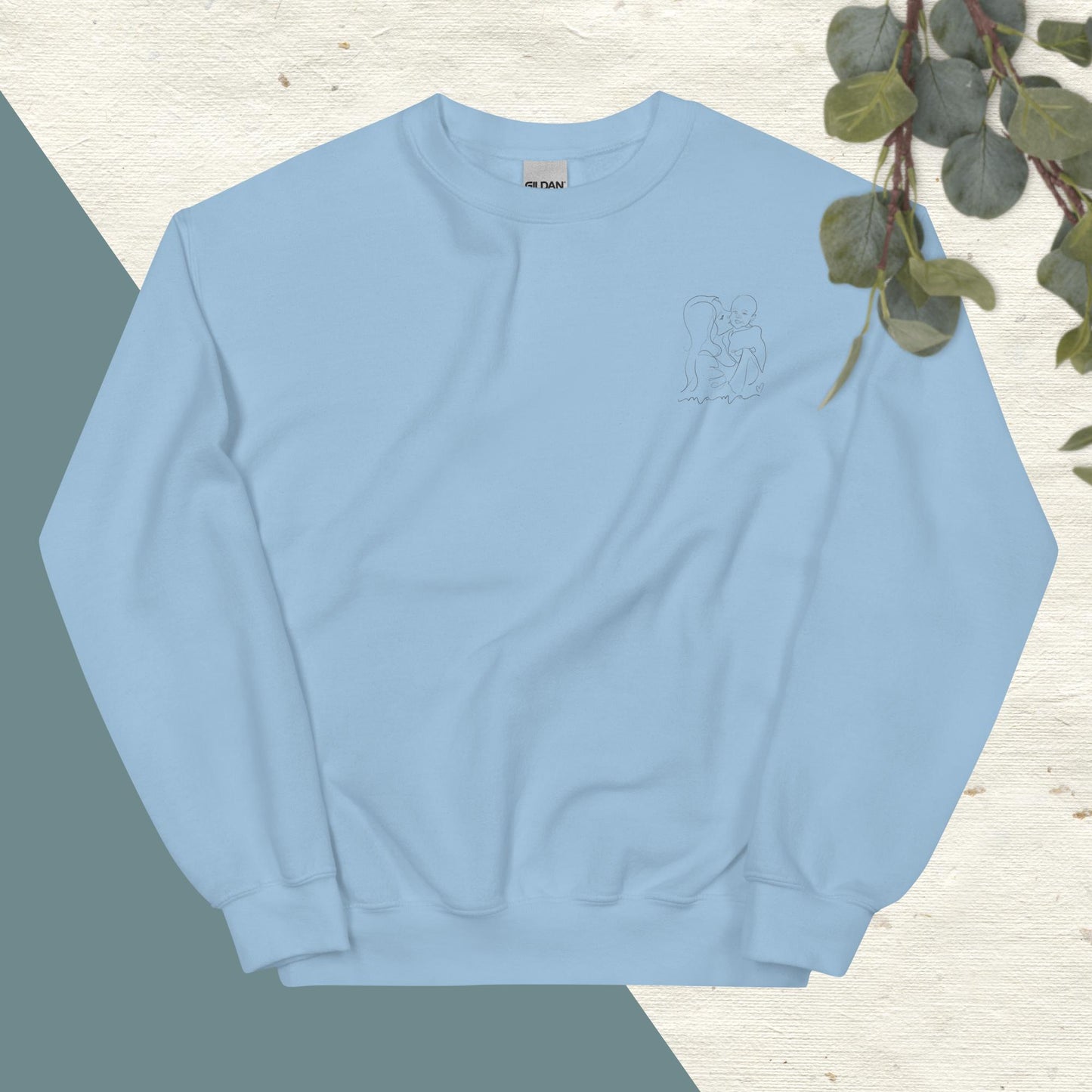 Mama Custom Embroidered Sweatshirt