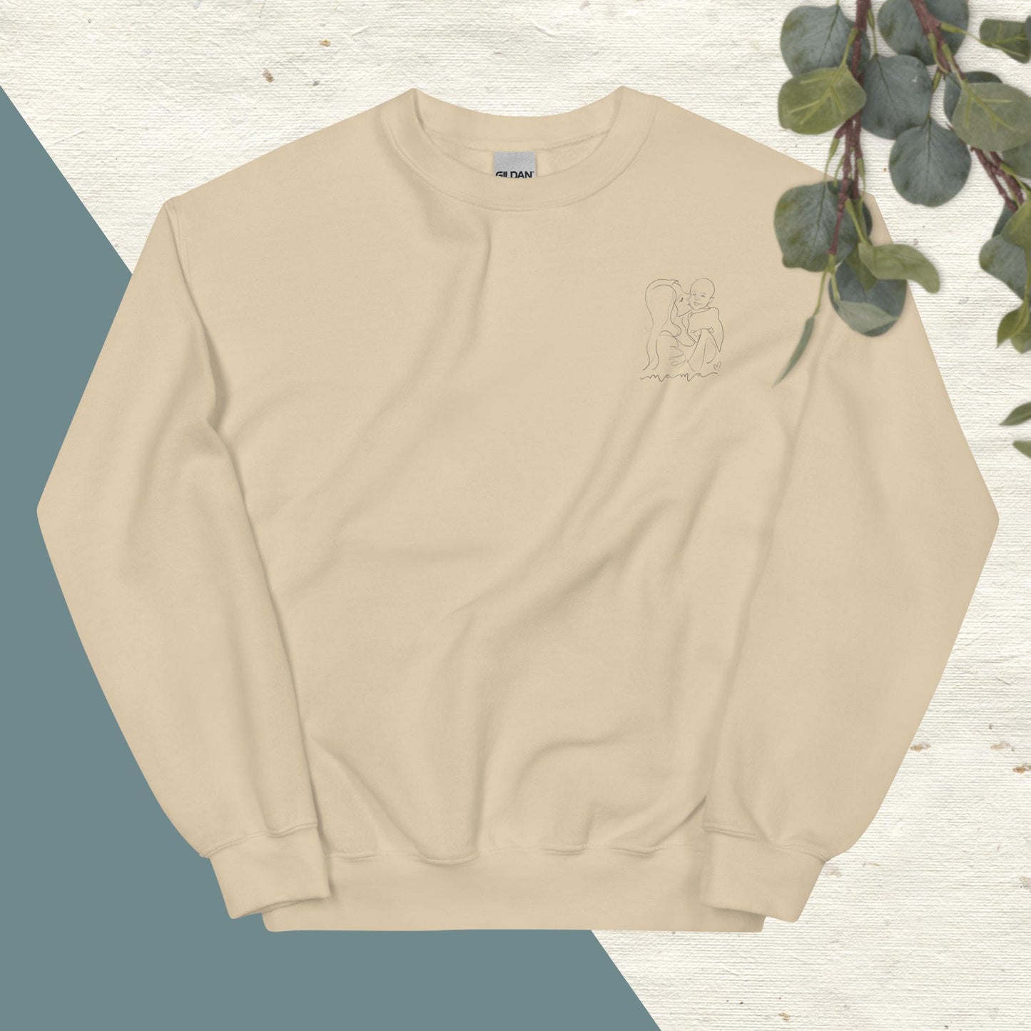 Mama Custom Embroidered Sweatshirt