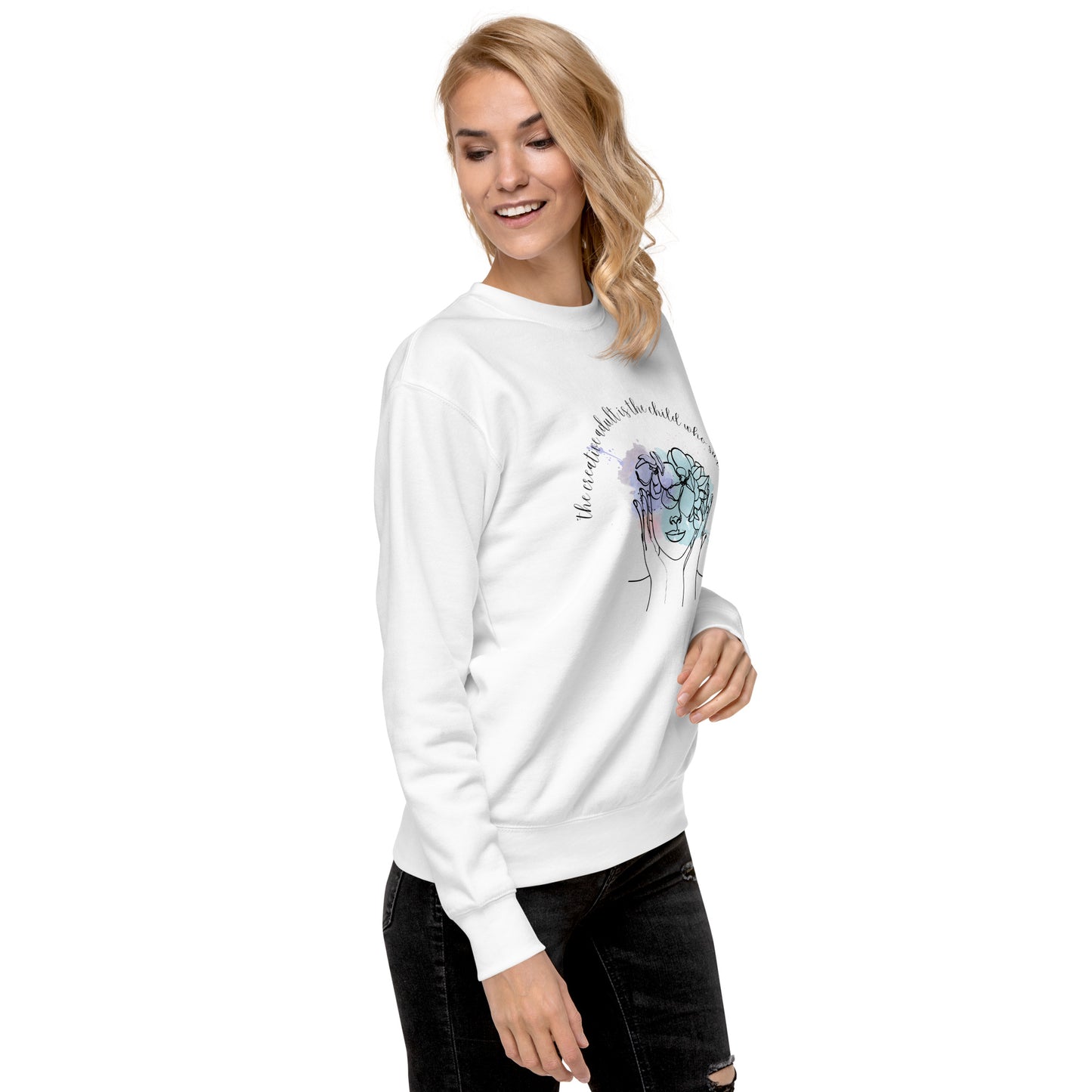 Creativity Quote Sweatshirt